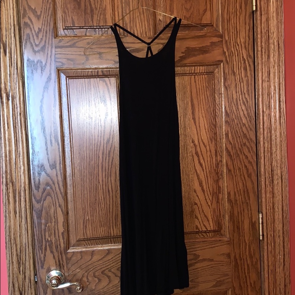 Black cotton sundress